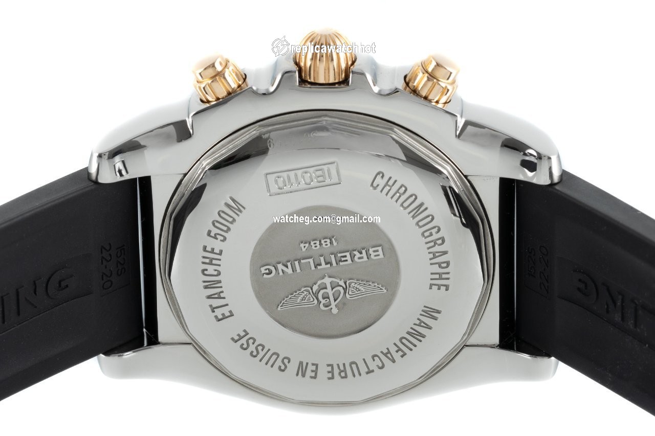 Breitling Chronomat 44 Mens watch Unisex Automatic Gold Steel IB0110 4