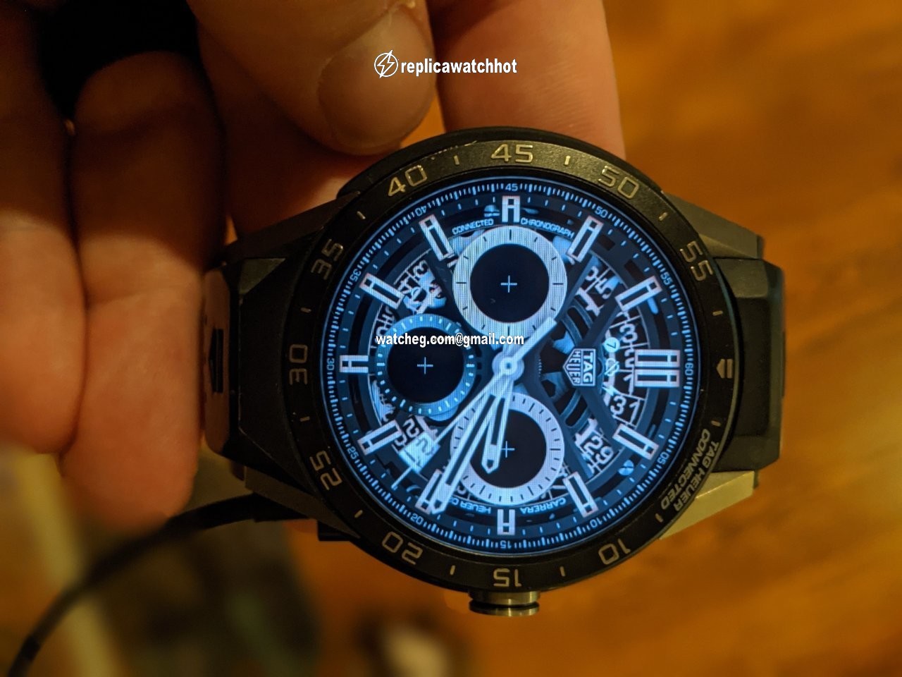 TAG Heuer Connected Mens watch Unisex Quartz Titanium SAR8A80.FT6045 4