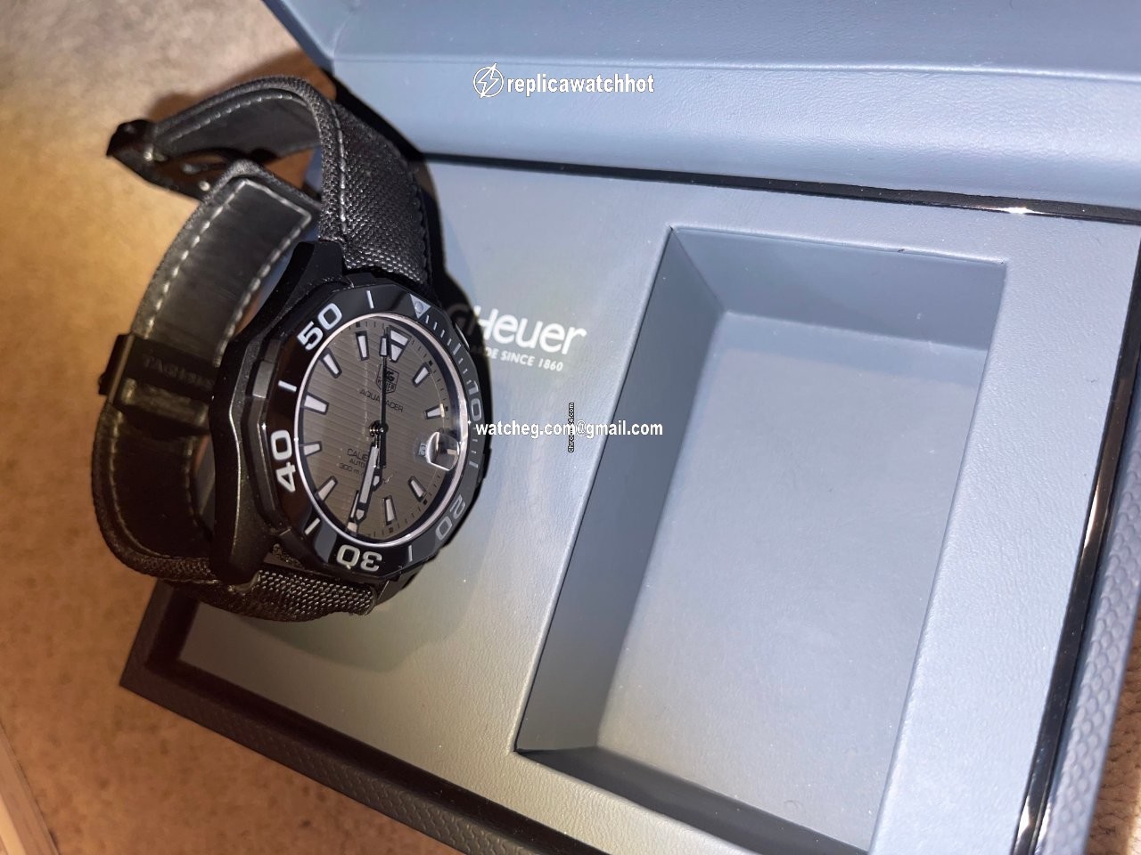 TAG Heuer Aquaracer 300M Mens watch Unisex Automatic Titanium WAY218B.FC6364 4