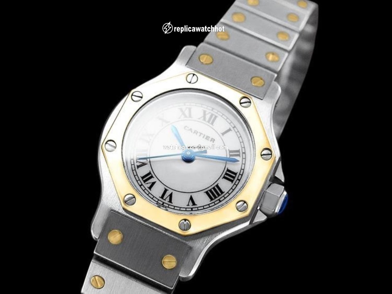 Cartier Mens watch Unisex Automatic Gold Steel 8437ST 4