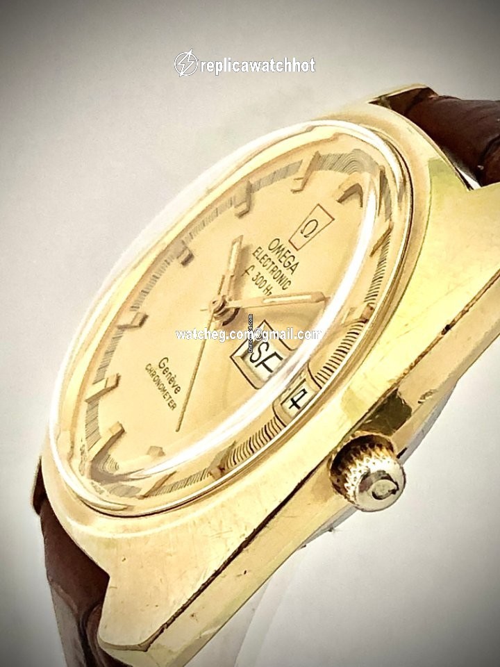 Omega Mens watch Unisex Quartz Gold Steel 198.030 4