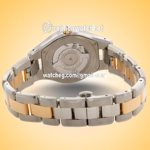 Baume & Mercier Linea Womens watch Automatic Gold Steel MOA10073 4