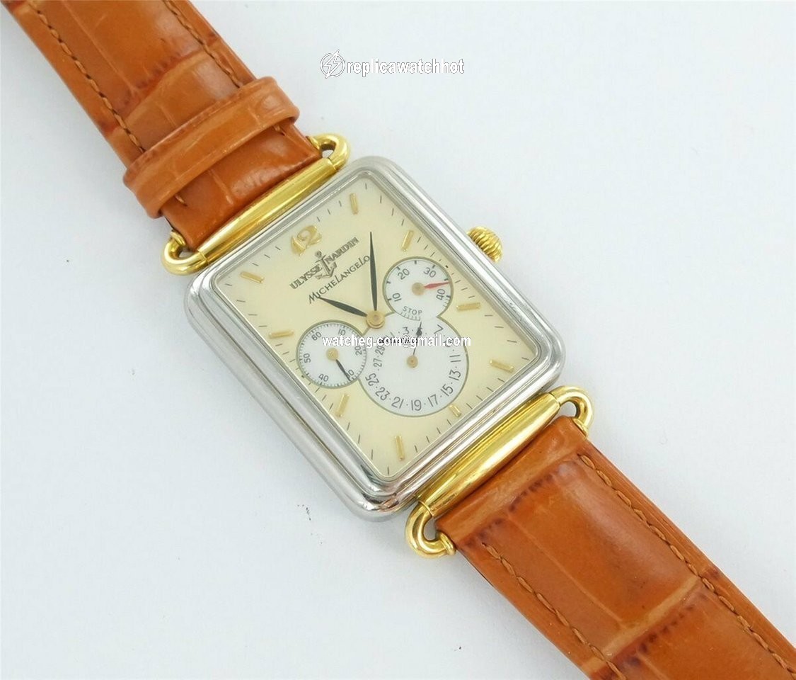Ulysse Nardin Michelangelo Automatic Gold Steel 174-44 4