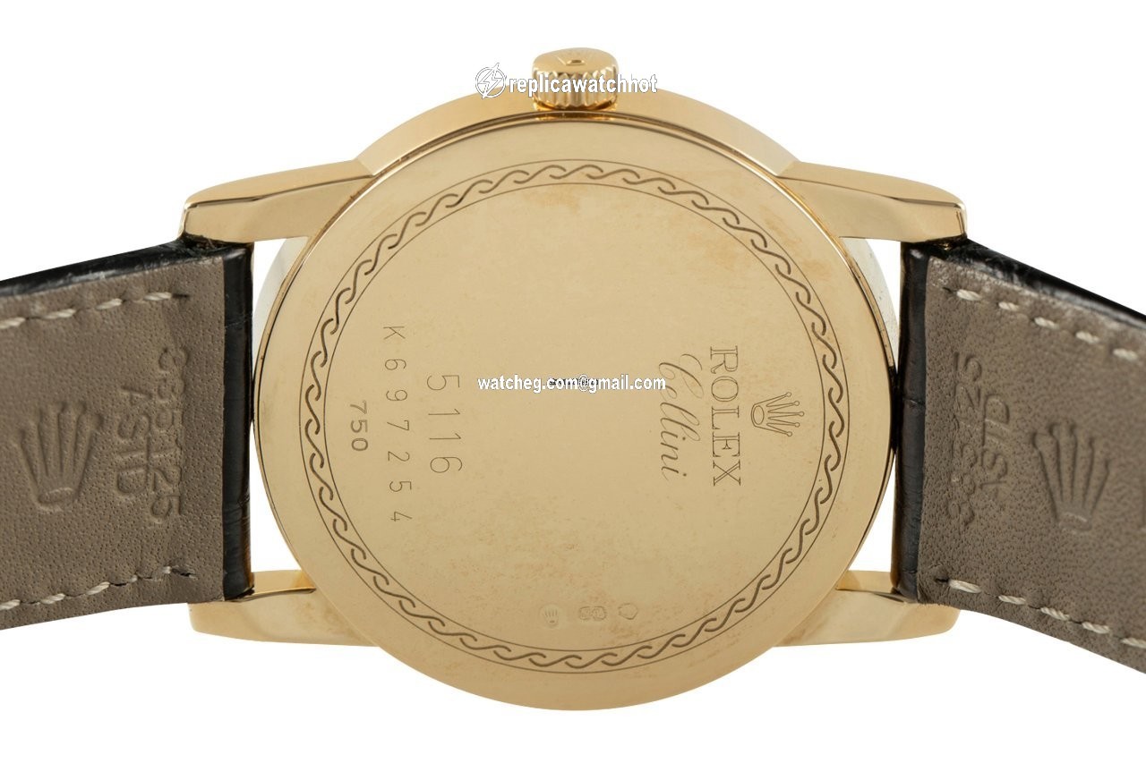 Rolex Cellini Mens watch Unisex Yellow gold Manual winding 5116 4