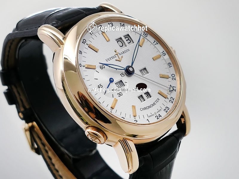 Ulysse Nardin GMT + - Perpetual Mens watch Unisex Automatic Rose gold 322-88 4