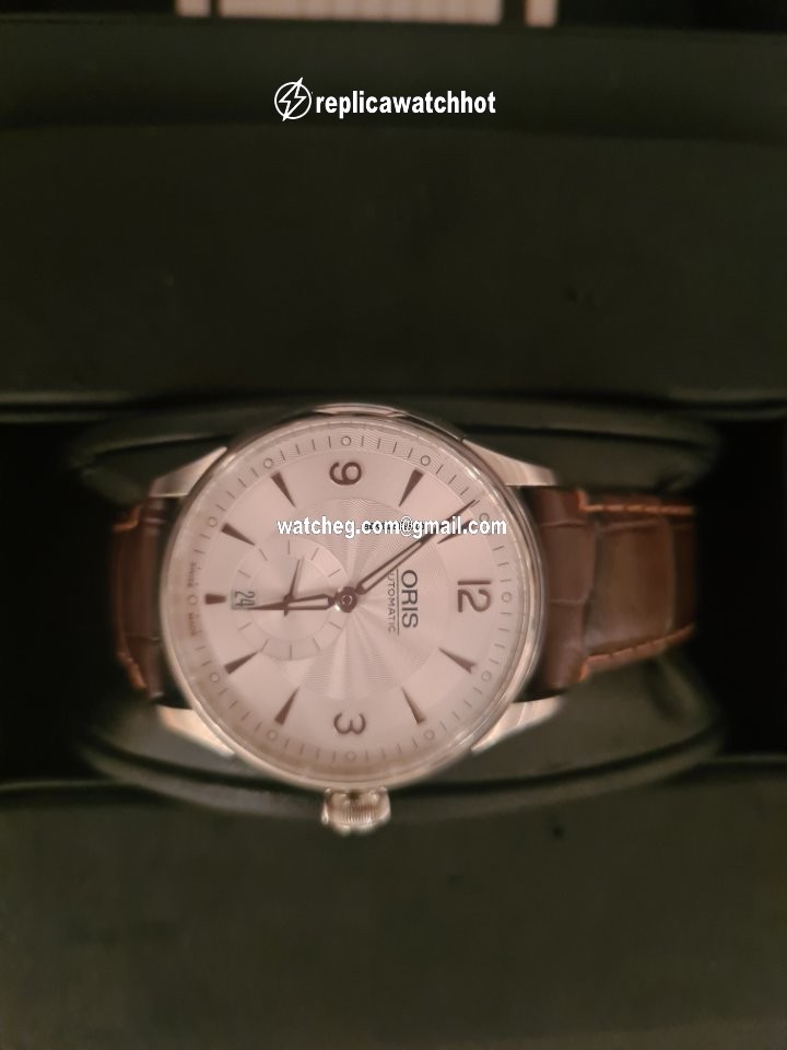 Oris Artelier Small Second Mens watch Unisex Automatic Steel 01 396 7580 4051-07 5 21 05 4
