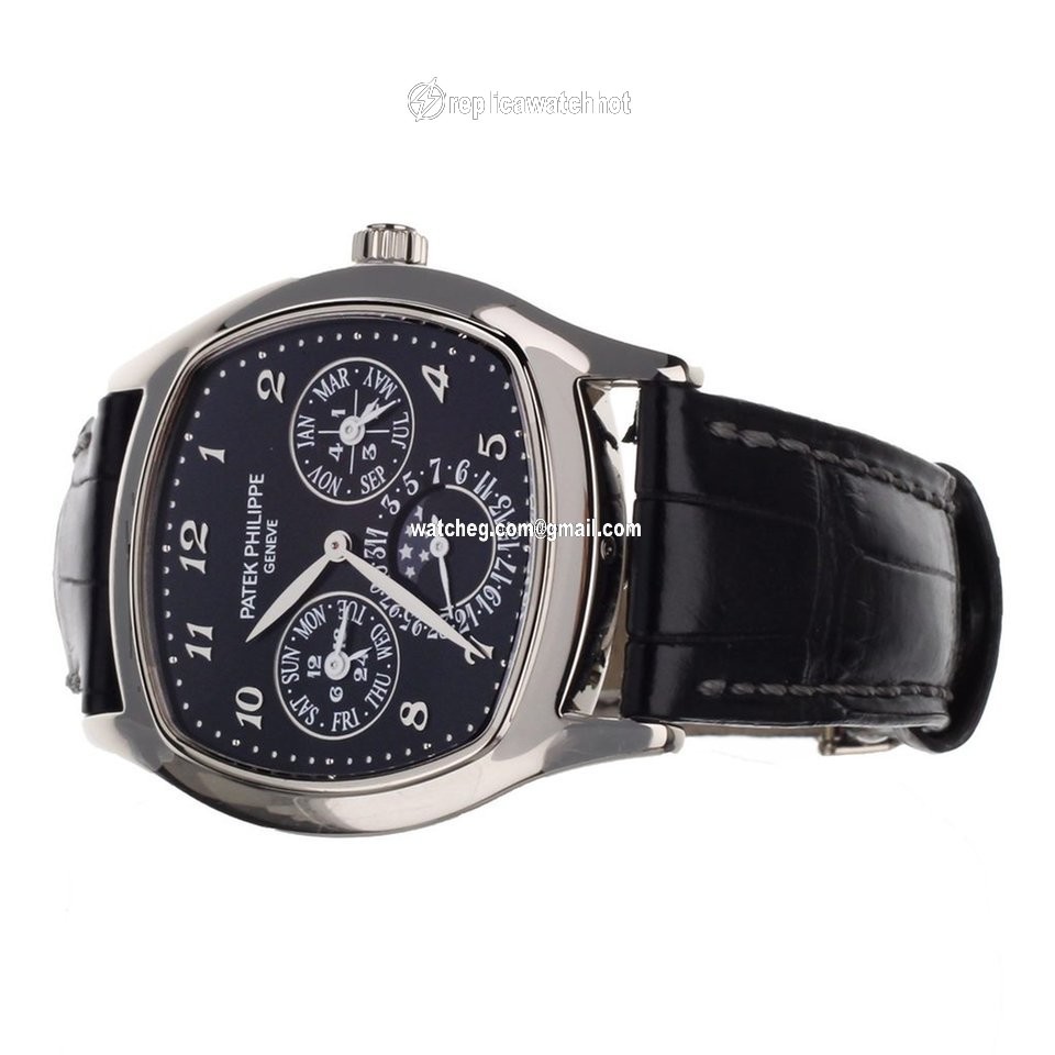 Patek Philippe Perpetual Calendar Mens watch Unisex Automatic White gold 5940G-010 4