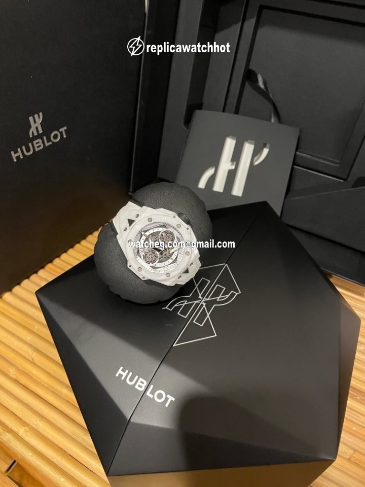 Hublot Big Bang Sang Bleu Mens watch Unisex Automatic Ceramic 418.HX.2001.RX.MXM21 4