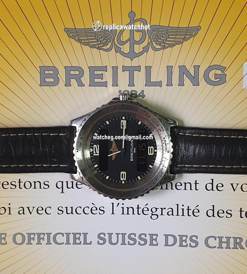Breitling Chronospace Mens watch Unisex Quartz Steel A56011 4