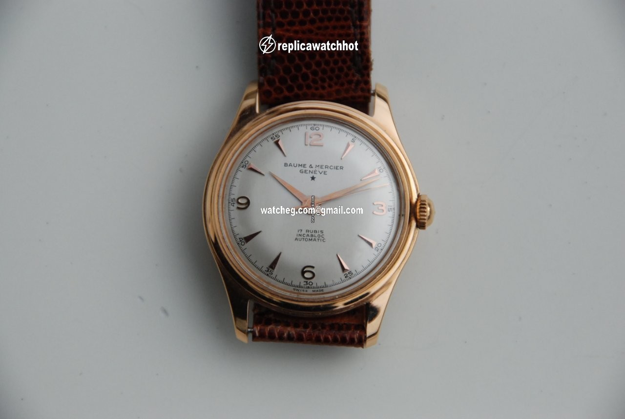 Baume & Mercier Mens watch Unisex Automatic Rose gold 3109 4