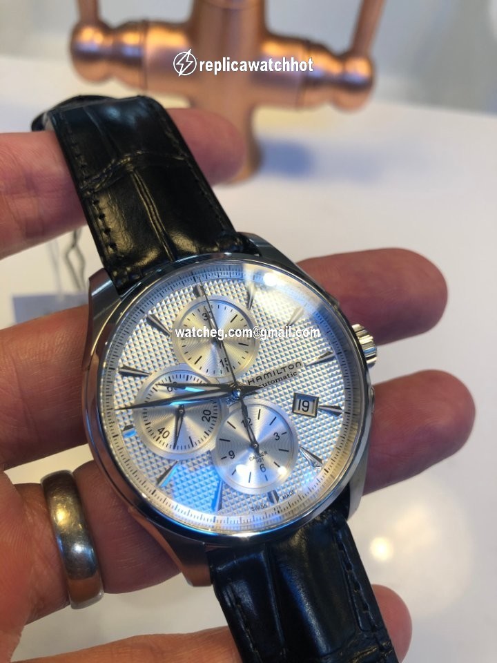 Hamilton Jazzmaster Auto Chrono Mens watch Unisex Automatic Steel H32596751 4