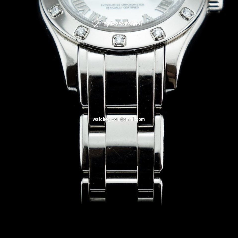 Rolex Lady-Datejust Pearlmaster Mens watch Unisex White gold Automatic 80319 4