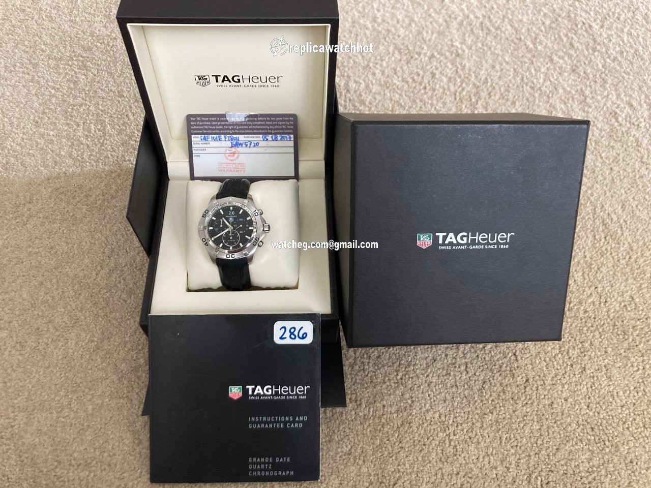 TAG Heuer Aquaracer 300M Mens watch Unisex Manual winding CAF101E.FT8011 4