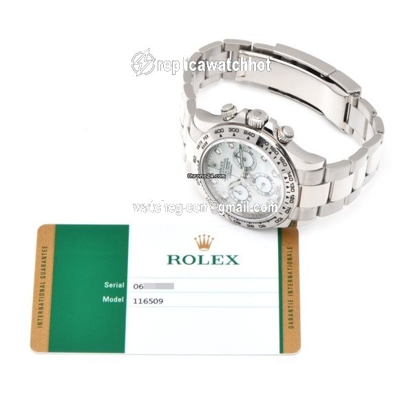 Rolex Daytona White gold Automatic 116509NG 4