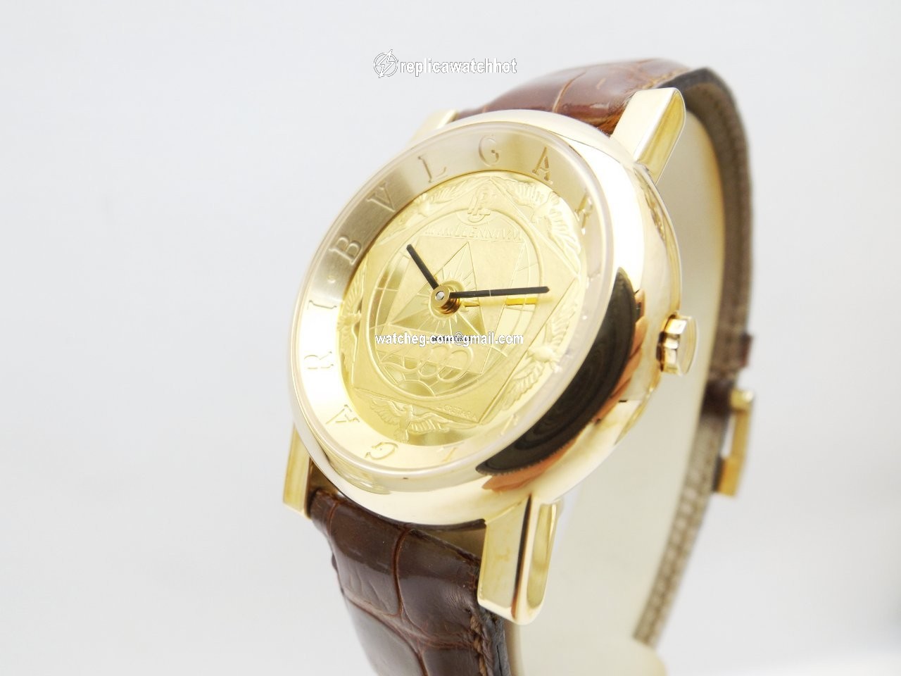 Bulgari Mens watch Unisex Automatic Yellow gold AT35GL 4