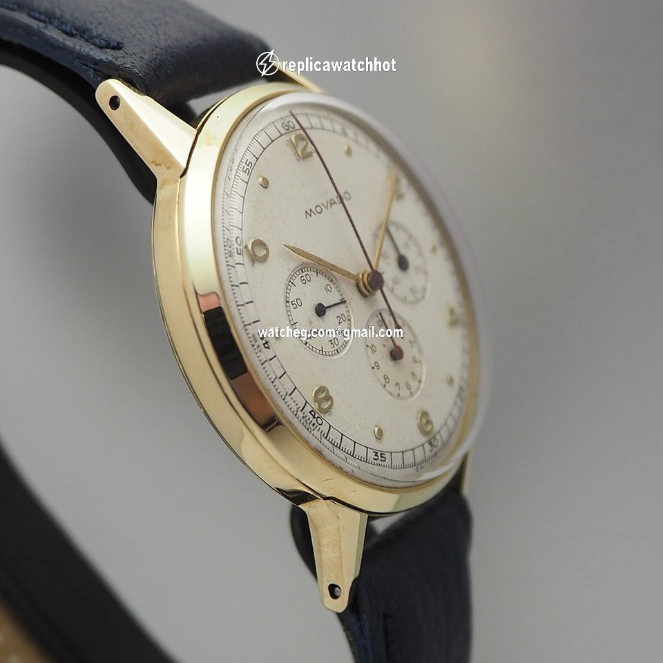 Movado Manual winding Yellow gold 49036 4