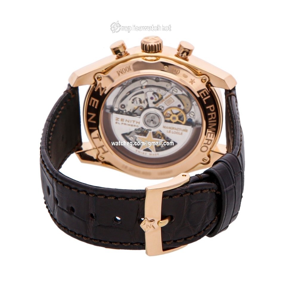 Zenith El Primero Mens watch Unisex Automatic Rose gold 18.2040.400 02.C494 4