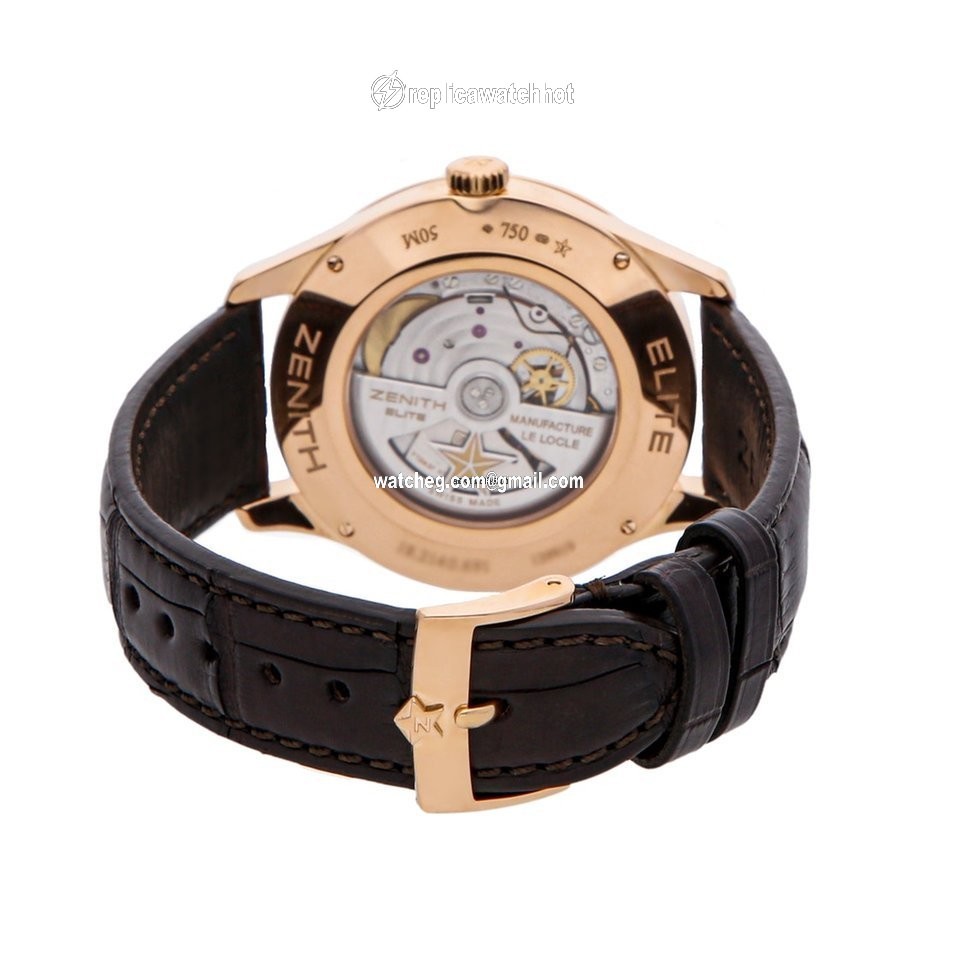 Zenith Captain Moonphase Mens watch Unisex Automatic Rose gold 18.2140.691 02.C498 4