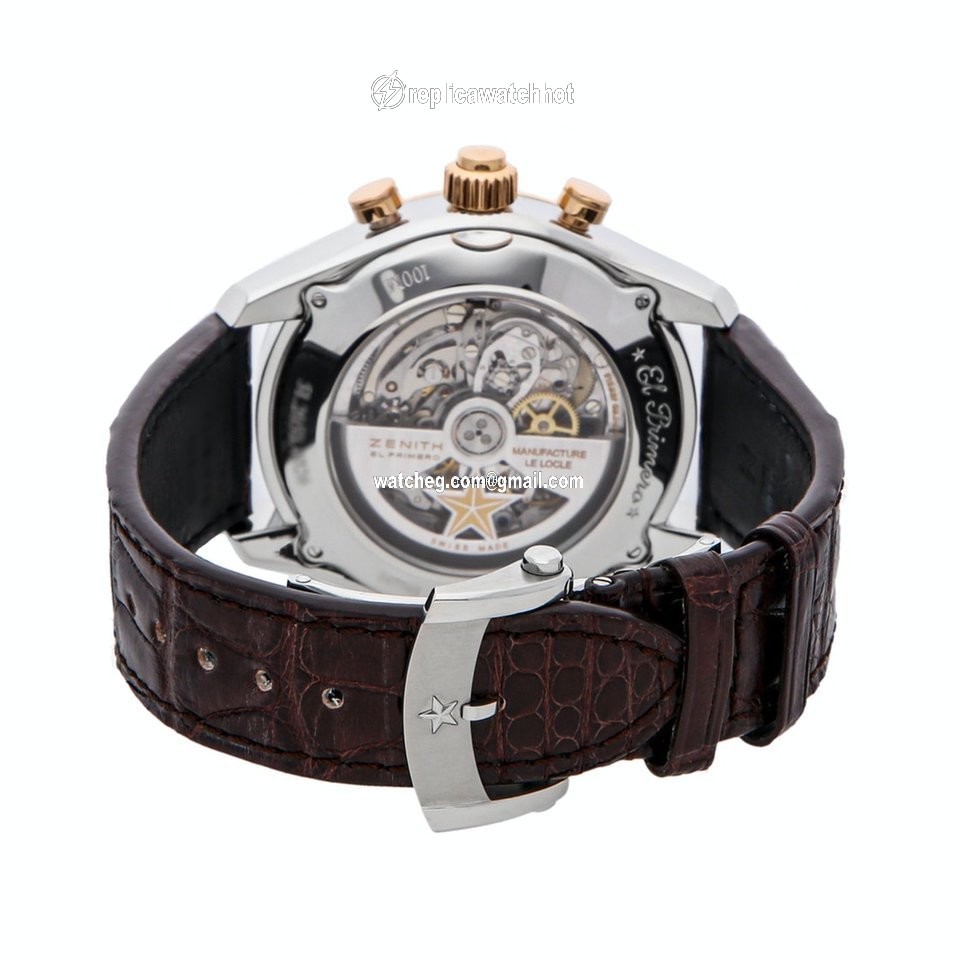 Zenith El Primero Chronograph Mens watch Unisex Automatic Steel 51.2050.4026 01.C713 4