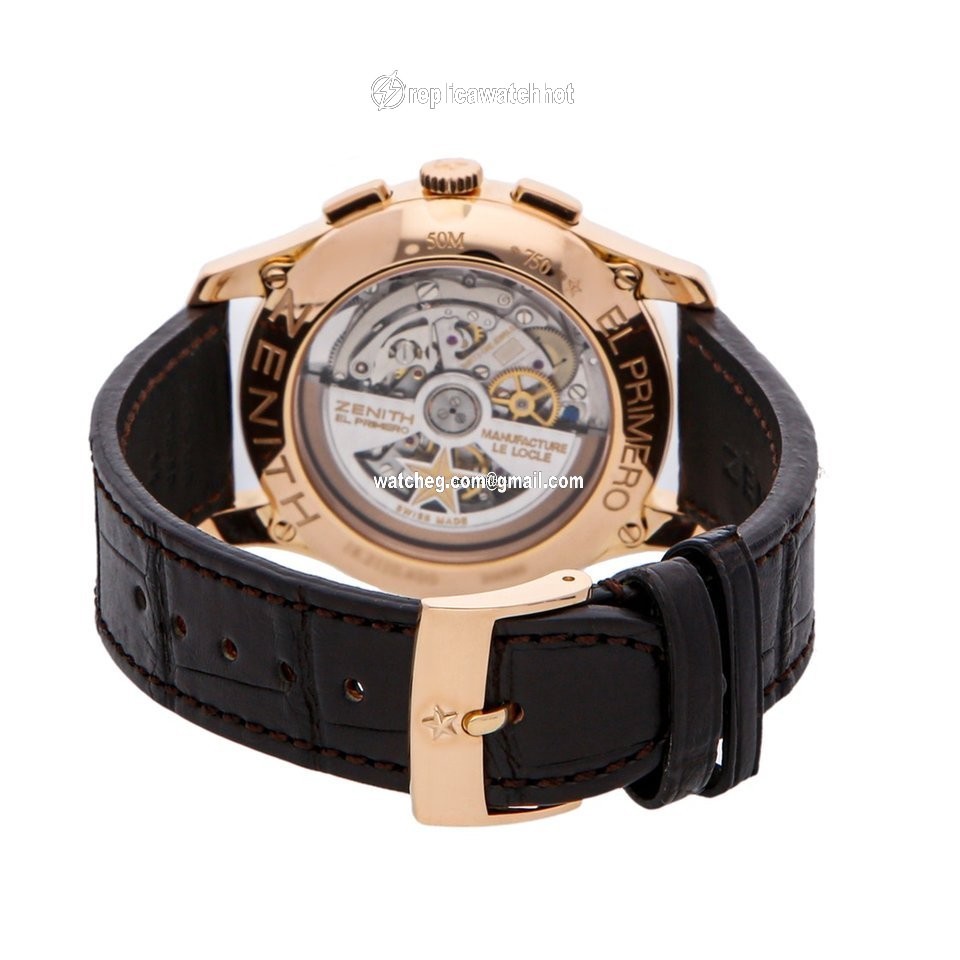 Zenith Captain Chronograph Mens watch Unisex Automatic Rose gold 18.2110.400 01.C498 4