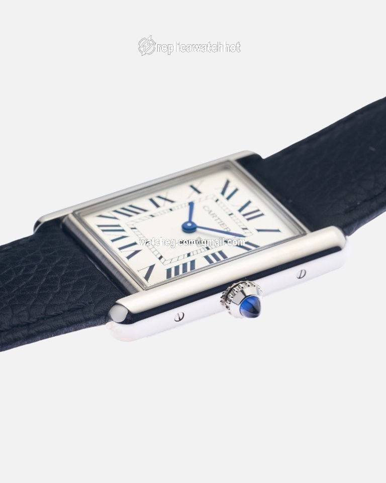 Cartier Tank Mens watch Unisex Quartz Steel 4323 4