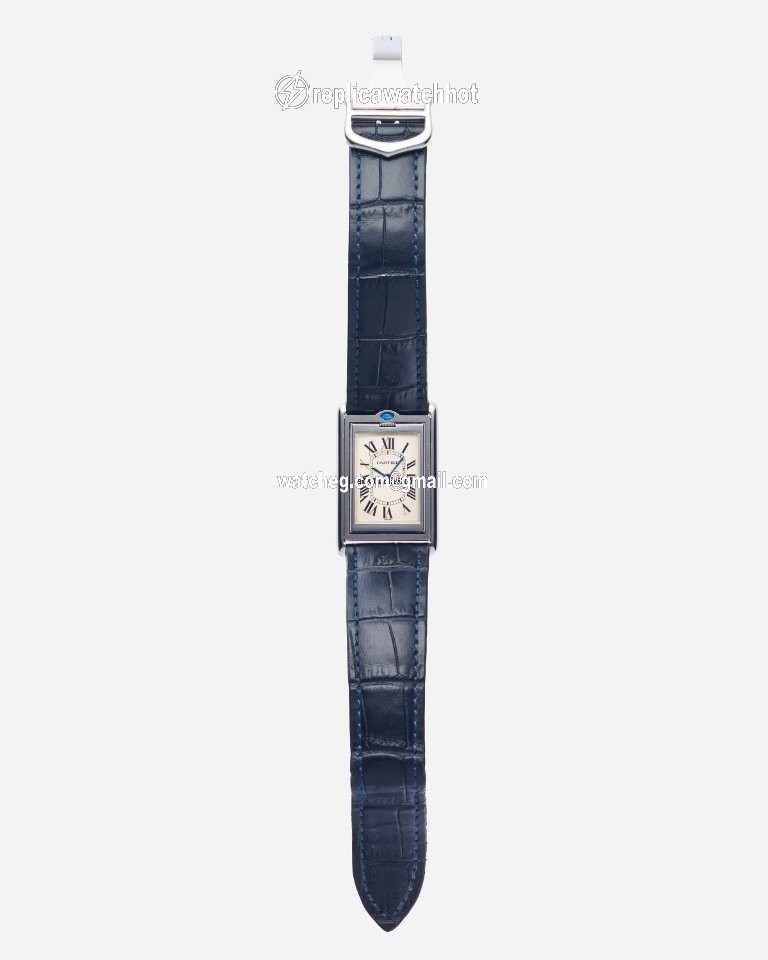 Cartier Tank Mens watch Unisex Manual winding Steel 2390 4