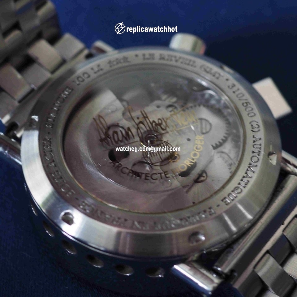 Alain Silberstein Mens watch Unisex Automatic Steel LR23 4