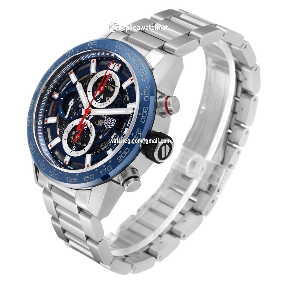 TAG Heuer Carrera Calibre HEUER 01 Mens watch Unisex Automatic Steel CAR201T.BA0766 4
