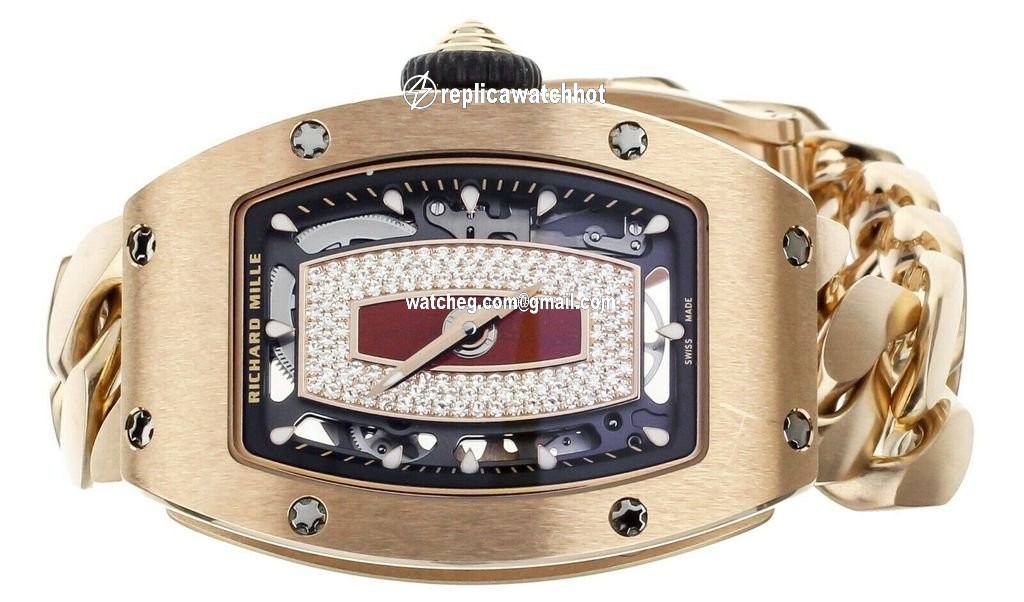 Richard Mille RM 07 Womens watch Automatic Rose gold RM07-01 4