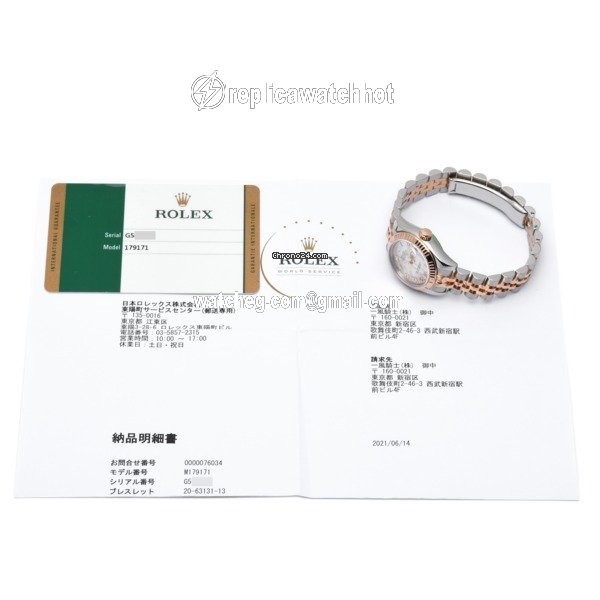 Rolex Lady-Datejust Womens watch Steel Automatic 179171NR 4