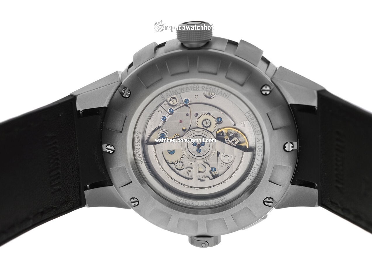 Perrelet Turbine Pilot Mens watch Unisex Automatic Steel A1085 1 4