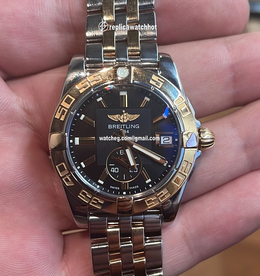 Breitling Galactic 36 Mens watch Unisex Automatic Gold Steel C3733012.BA54.376C 4