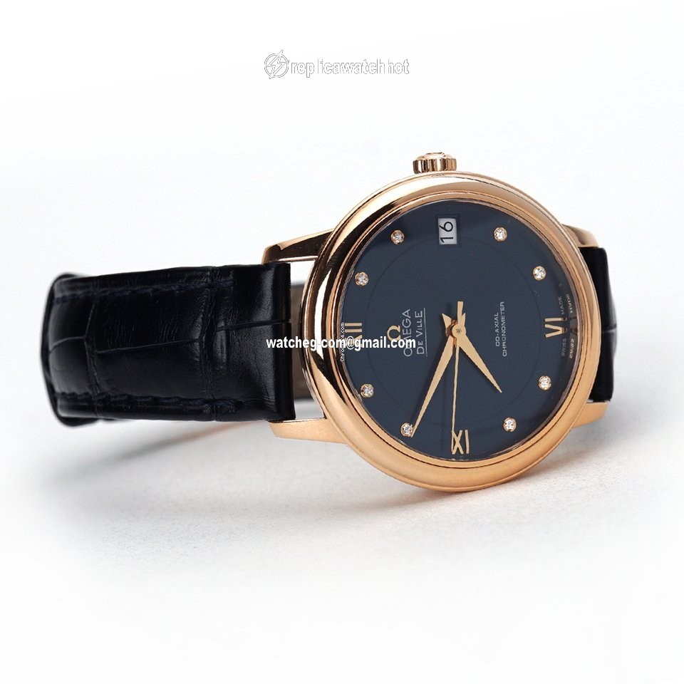 Omega De Ville Prestige Womens watch Automatic Red gold 424.53.33.20.53.001 4