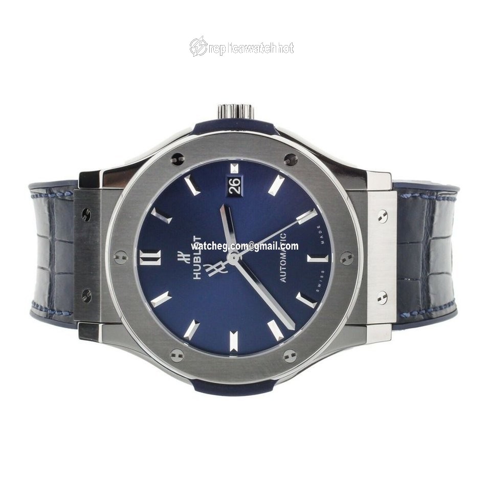 Hublot Classic Fusion Blue Mens watch Unisex Automatic Titanium 511.NX.7170.LR 4