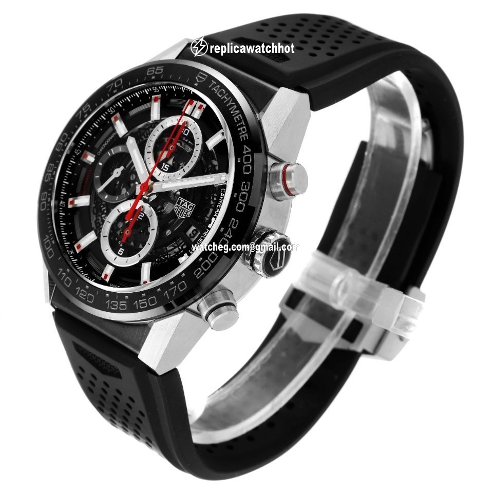 TAG Heuer Carrera Calibre HEUER 01 Mens watch Unisex Automatic Steel CAR201V.BA0714 4