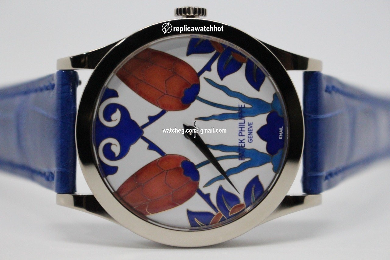 Patek Philippe Calatrava Mens watch Unisex Automatic White gold 5089G-024 4