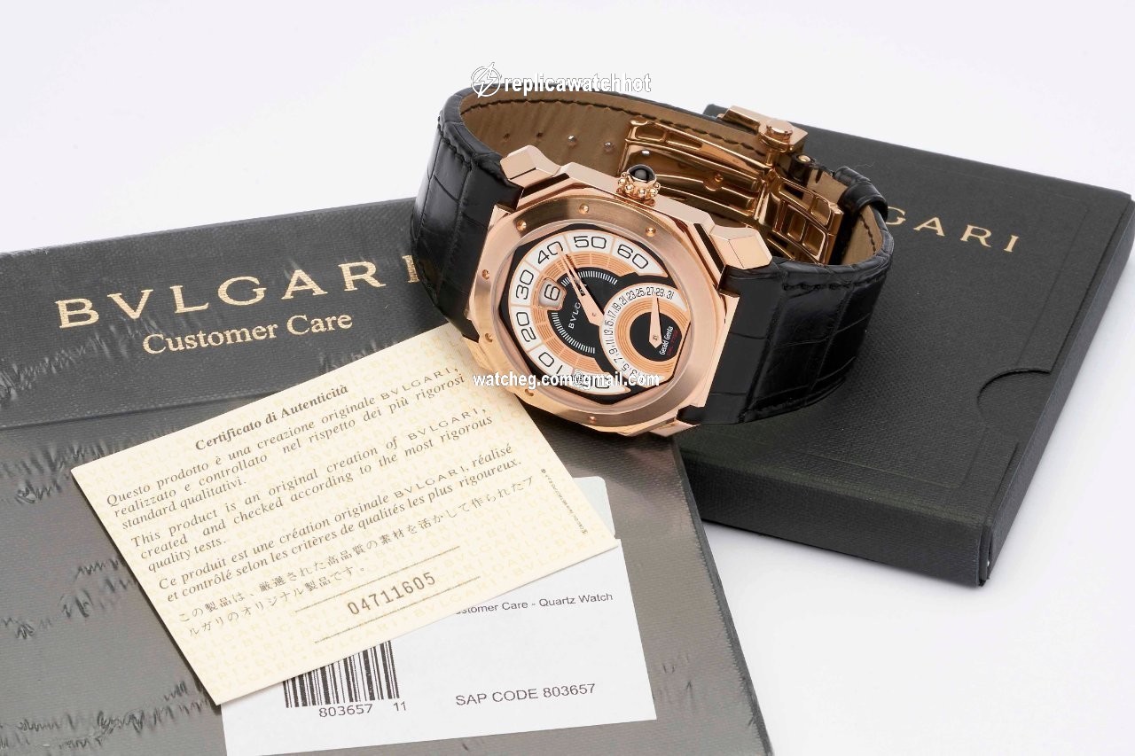 Bulgari Octo Mens watch Unisex Automatic Rose gold BGOP43BGLDBR 4