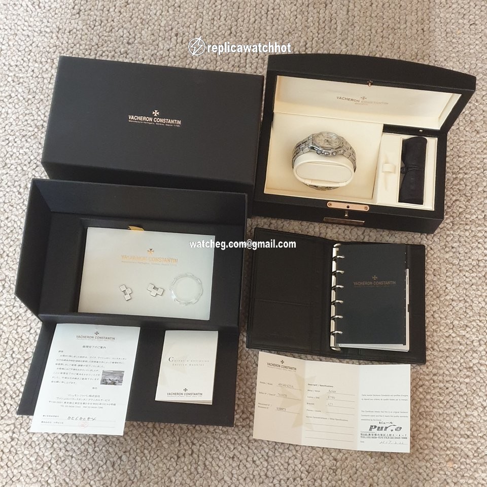 Vacheron Constantin Overseas Chronograph Mens watch Unisex Automatic Steel 49140 423A 4