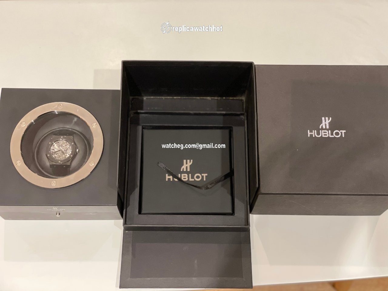 Hublot Classic Fusion Ultra-Thin Mens watch Unisex Manual winding Ceramic 515.CM.0140.LR 4