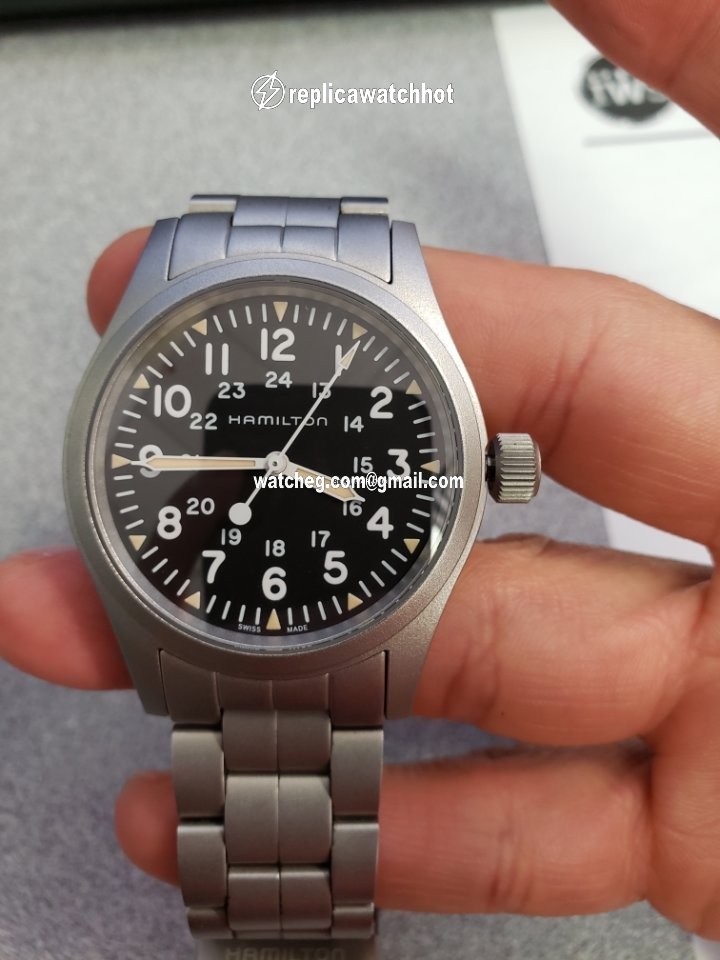 Hamilton Khaki Field Mens watch Unisex Manual winding Steel H69439131 4