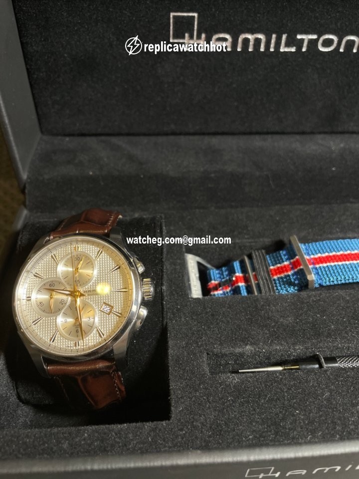 Hamilton Jazzmaster Auto Chrono Mens watch Unisex Automatic Steel H32596551 4