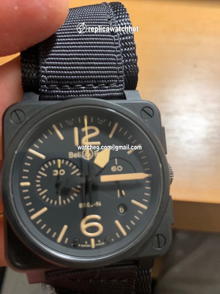 Bell & Ross BR 03-94 Chronographe Mens watch Unisex Automatic Steel BR0394-HERITAGE 4