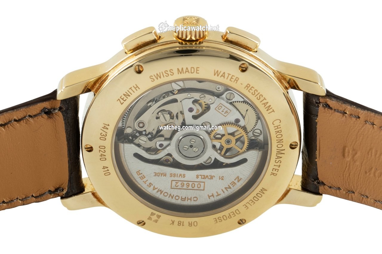 Zenith El Primero Mens watch Unisex Automatic Yellow gold 14 30.0240.410 4
