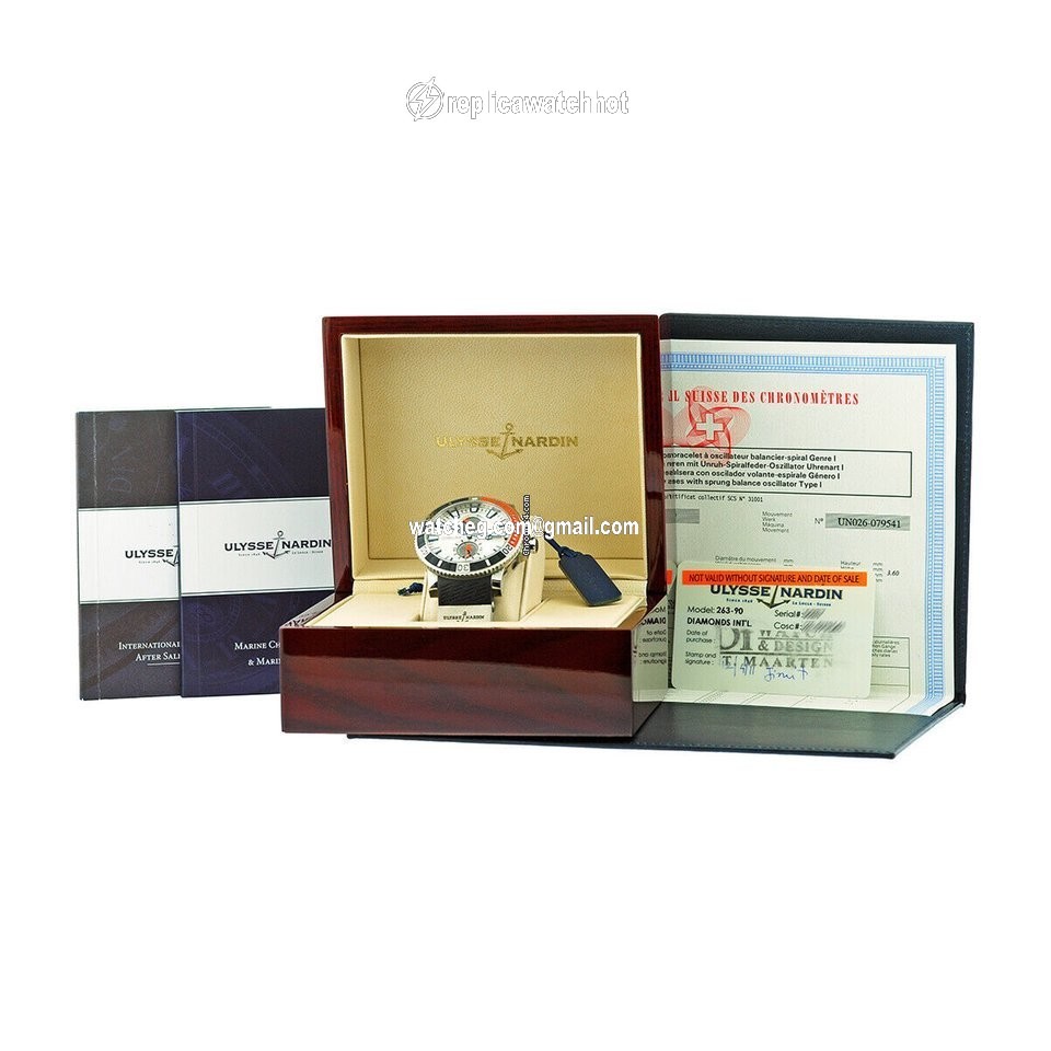 Ulysse Nardin Maxi Marine Diver Mens watch Unisex Automatic Titanium 263-90 4