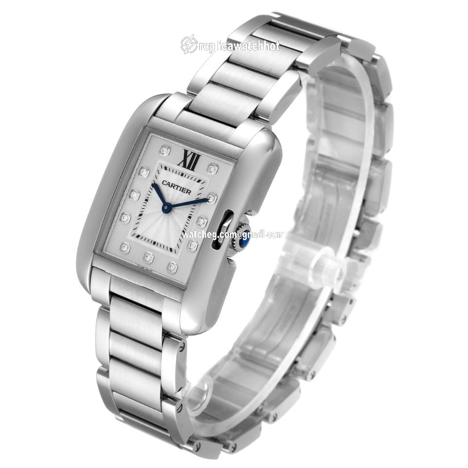 Cartier Tank Anglaise Womens watch Quartz Steel W4TA0004 4