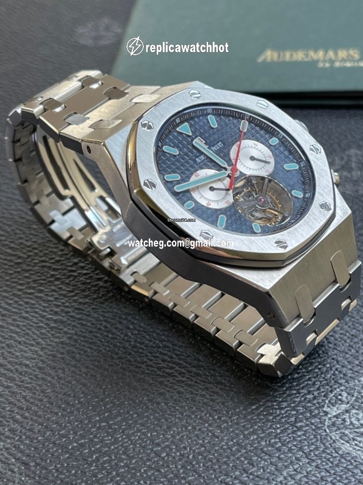 Audemars Piguet Royal Oak Tourbillon Mens watch Unisex Manual winding Steel 25977ST.OO.1205ST.01 4