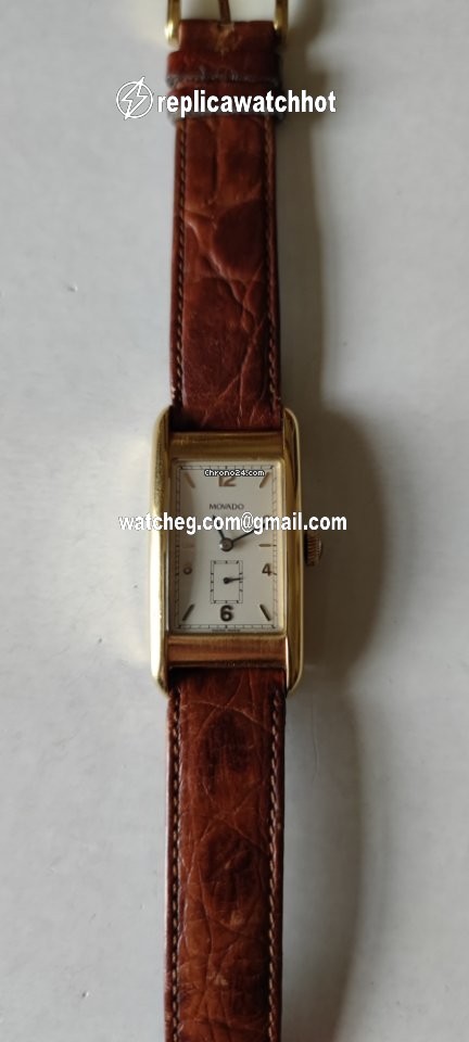 Movado Mens watch Unisex Manual winding Yellow gold 40.A8.620 4