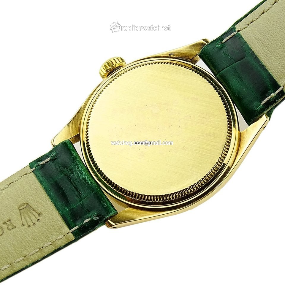Rolex Oyster Perpetual 34 Mens watch Unisex Yellow gold Automatic 6584 4