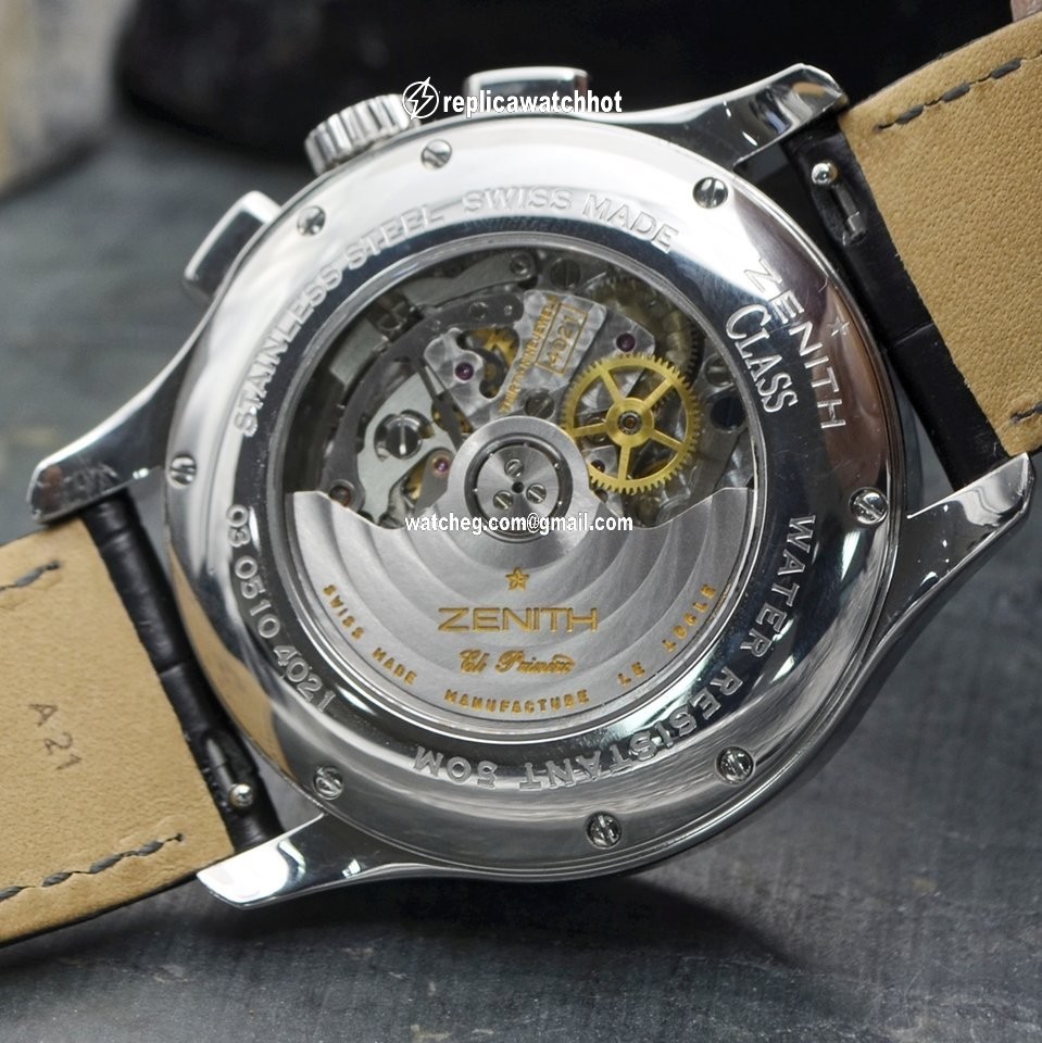 Zenith El Primero Chronograph Mens watch Unisex Steel 03.0510.4021 4