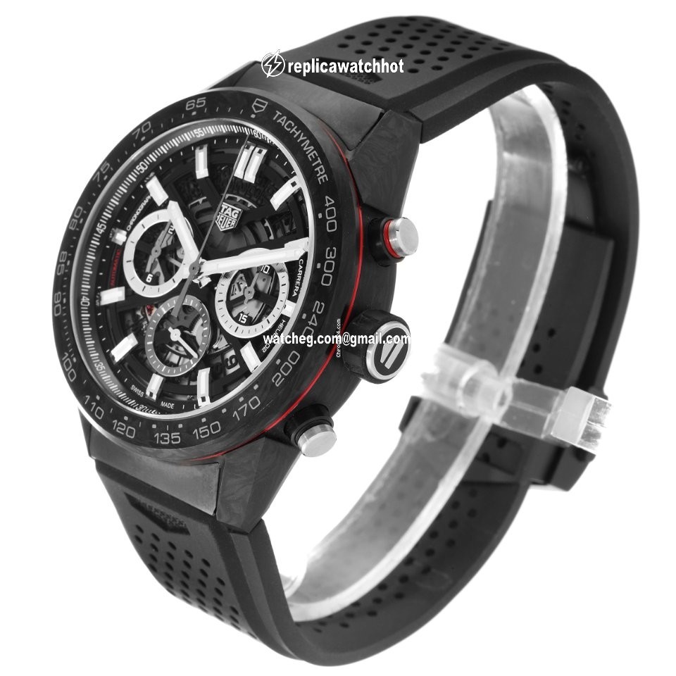 TAG Heuer Carrera Heuer-02T Mens watch Unisex Automatic Carbon CBG2A91.FT6173 4